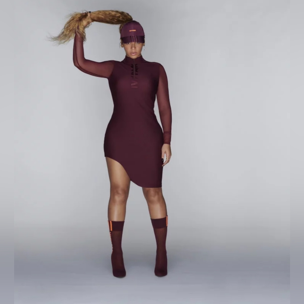 Ivy Park Adidas asymmetrical dress (NEW)